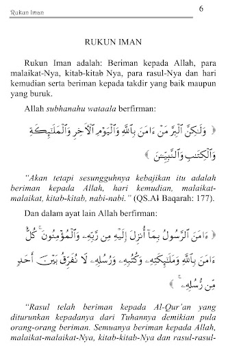 Rukun Iman - Arkanul Iman Screen 3