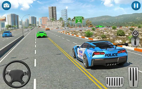 US Police Car Games Driver 3D