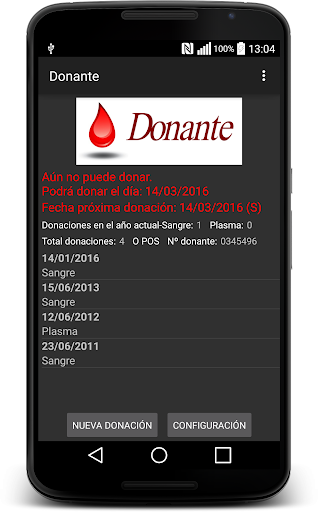 Donante Screen 2