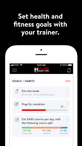 PURE BodyType Training Screen 3