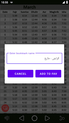 Prayer Times & Ramadan Times Screen 2