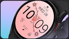 screenshot of Pink Bloom Digital Watch Face