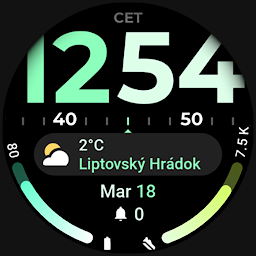 Icon image TimeFlow: Wear OS 4 watch face