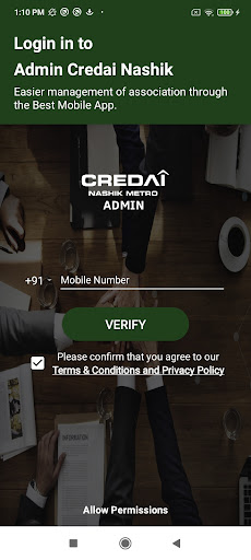 Admin Credai Nashik Screen 2