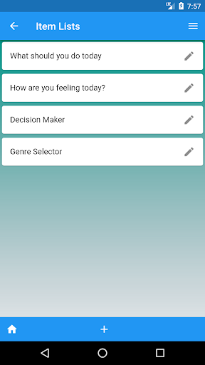 Random Selector Screen 2