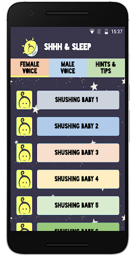 Shhh & Sleep Screen 2