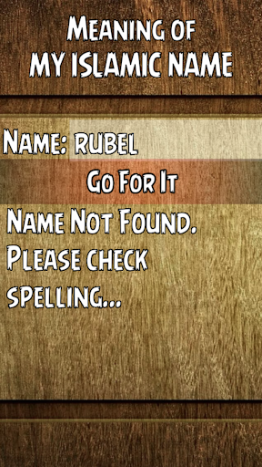 Meaning of My Muslim Name