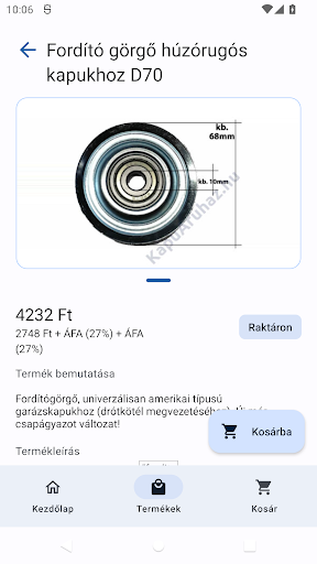 Kapuáruház Screen 3