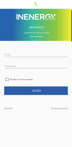 Android application Io&InEnergy screenshort