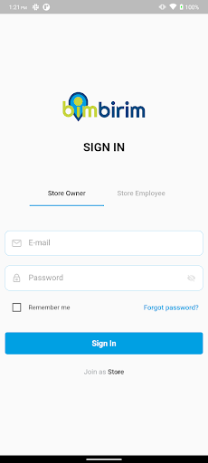 Android application Bimbirim Store screenshort