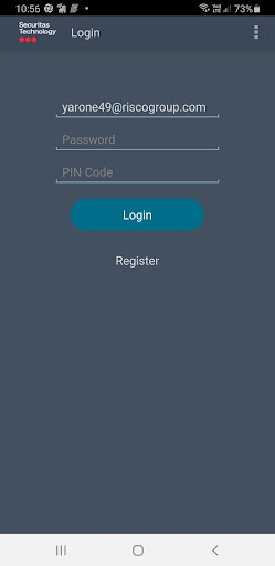 Android application SECURITAS SAFE screenshort