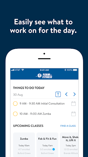 Form and Fitness Screen 2