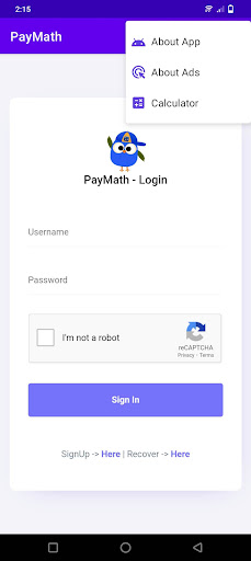 PayMath - Online Program Screen 3