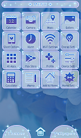 screenshot of Blue Hydrangea Theme