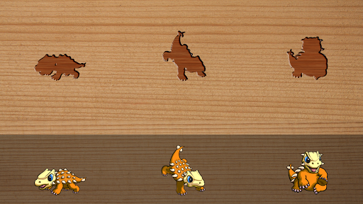 wood block puzzle Dinosaurs