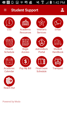 MyRegis, the Regis College app Screen 2