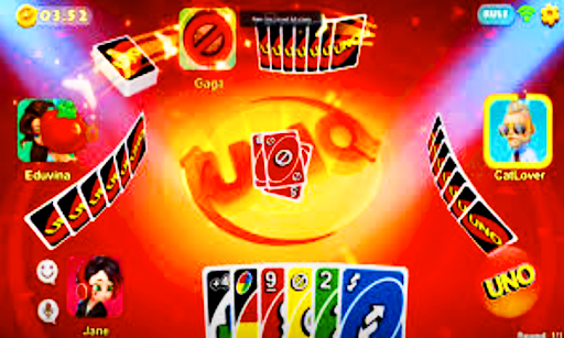 Android application uno card party screenshort