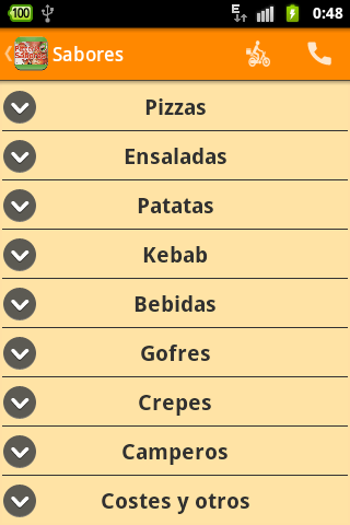 Android application Glotón Alcala la Real screenshort