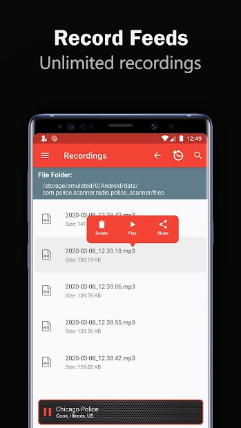 Captura 4 Police Scanner 2.0 android