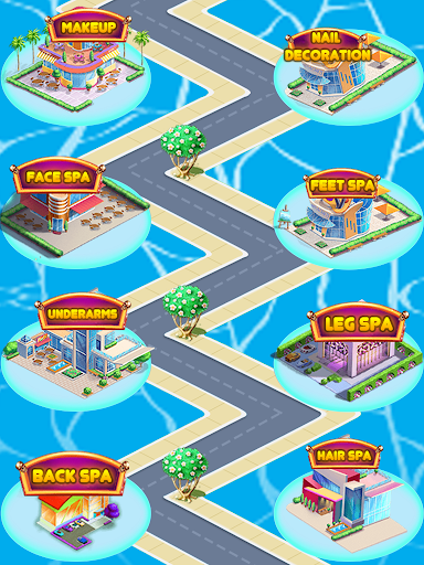 ??Blue Princess - Makeup Salon Games For Girls?