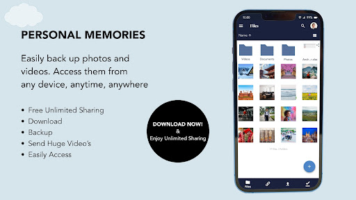 eShare: File Sharing & Storage Screen 2