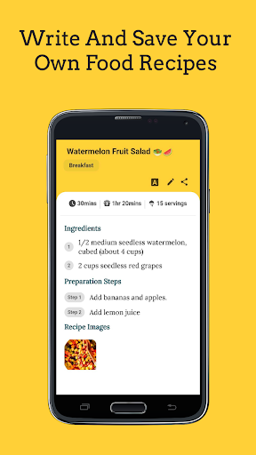 Screenshot of My Recipes - Cookbook Manager
