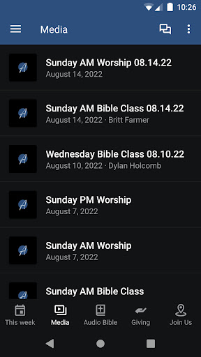 Aledo Church of Christ Screen 2