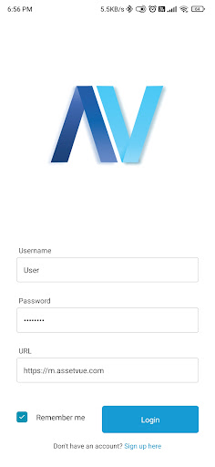 Android application Asset Vue Mobile screenshort