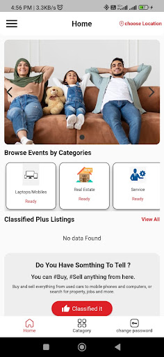 Android application Classified screenshort
