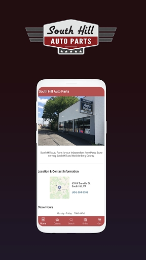 Android application South Hill Auto Parts screenshort