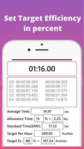 IE Stopwatch Beta - Time Study Screen 3