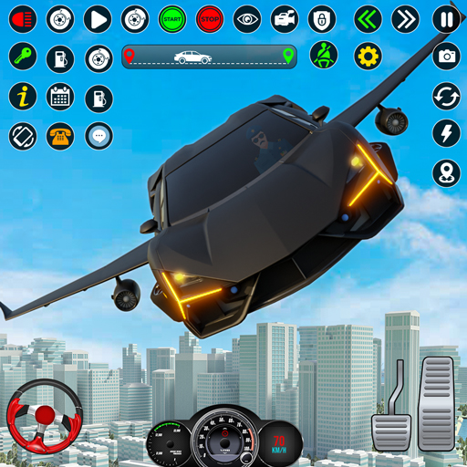 Flying Car Games Car Flight 3D 1.0.4 Icon