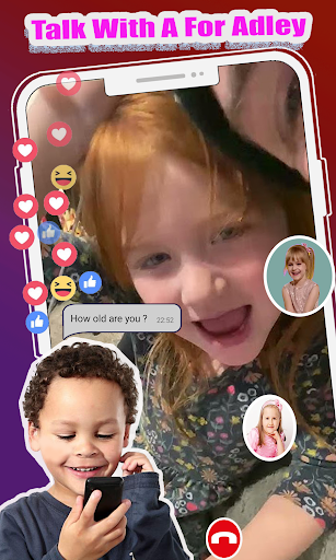 Android application A For Adley For Fake Call screenshort