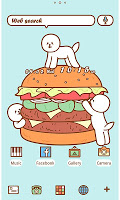 screenshot of Funny Theme-Hamburger Bichon-