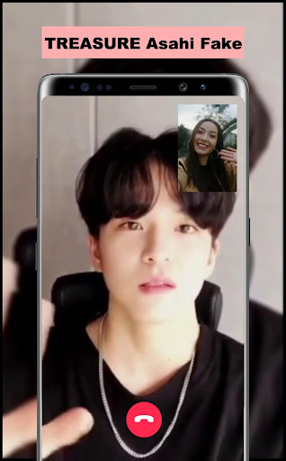 TREASURE Asahi Fake Call Screen 2