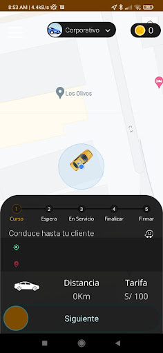 Ejecutivo Remisse Conductores Screen 2