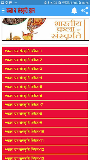 Arts & Culture GK कला संस्कृति Screen 3