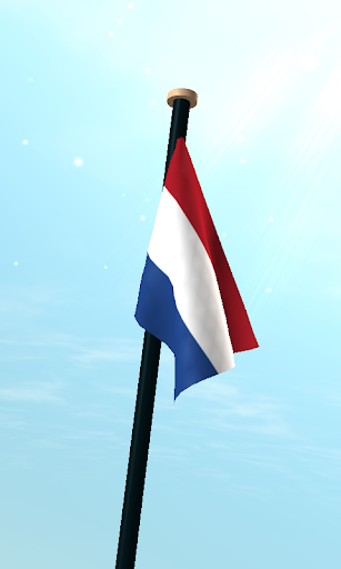 Netherlands Flag 3D Wallpaper Screen 3