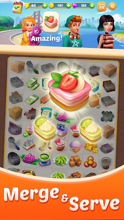 Game screenshot Merge Cafe - Restaurant decor apk download