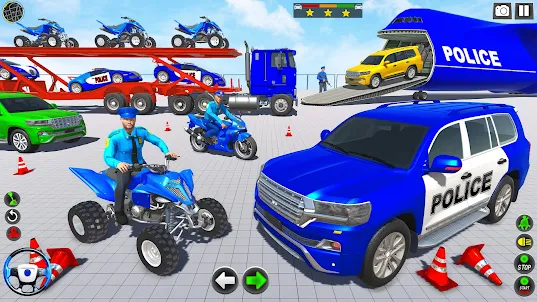 Police ATV Truck Car Transport