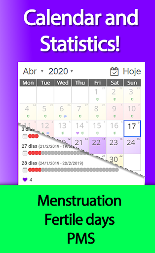 Calendar Period Tracker Screen 2