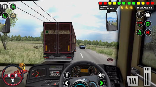 Imágen 10 Euro Coach Bus Driving 3D Game android