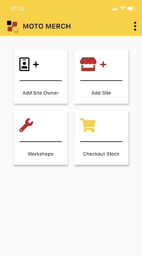 Android application Moto Merch screenshort