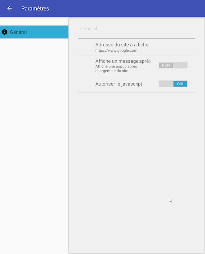 Simple Website Viewer Screen 2