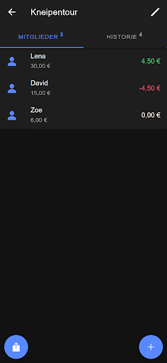 FAIRechnen - Kosten Verrechnen Screen 2