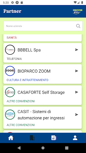 Convenzioni UITO Screen 3