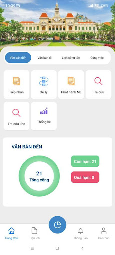 Android application Văn phòng điện tử HĐND TPHCM screenshort