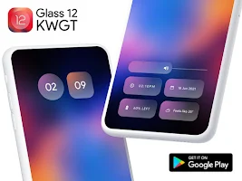 Glass 12 KWGT (Patched) MOD APK 2021.Jun.18.16  poster 6