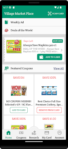 Android application Village Market Place screenshort