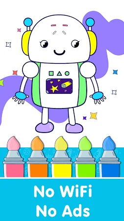 Game screenshot 塗り絵子供 幼稚園 ユニコーン ゆにこーん  幼 児 鉛筆画 apk download